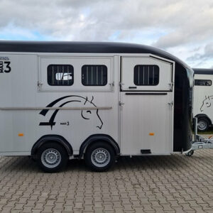 Remorque Cheval Liberté Maxi 3 avec Rampe Latérale et Sellerie-Neuf