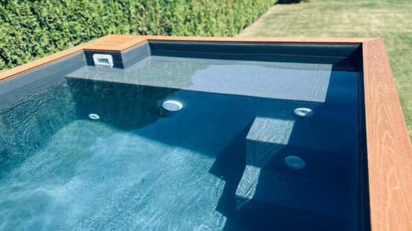 Piscine spa conteneur 3.0mx 2.5m avec jacuzzi, Forfait Confort-Neuf - Image 4