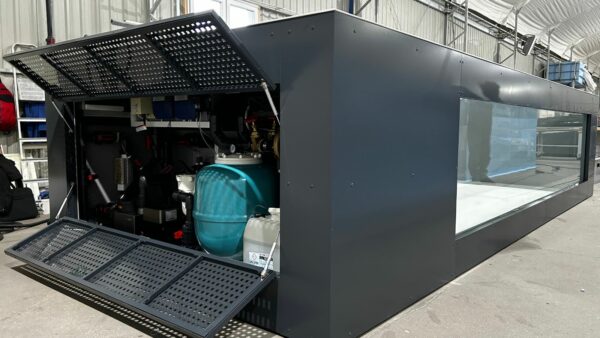 Piscine en polypropylène 6.5 mx 2.5 m avec fenêtre de piscine de 4 m-Neuf - Image 3