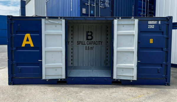 conteneur maritime de 20 pieds "Open Side" avec bac de rétention (drip tray)-Neuf - Image 7