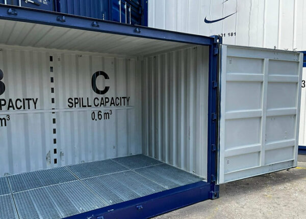 conteneur maritime de 20 pieds "Open Side" avec bac de rétention (drip tray)-Neuf - Image 4