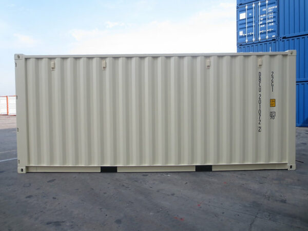 Container 20' Dry standard Blanc crème-Neuf - Image 3