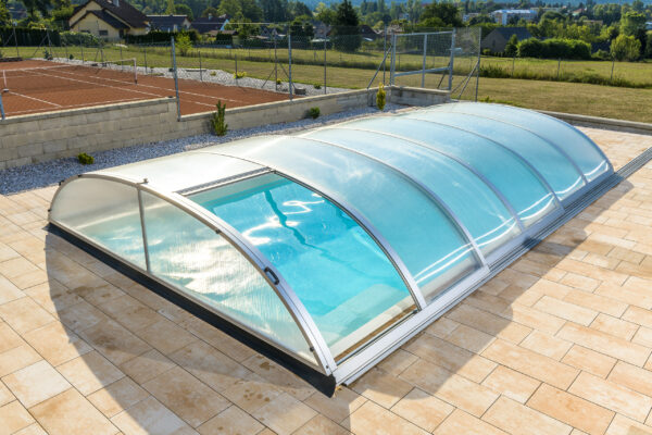 Abri de piscine B2 pour bassins-Neuf
