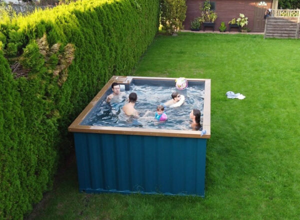 Piscine spa conteneur 3.0mx 2.5m avec jacuzzi, Forfait Confort-Neuf - Image 3