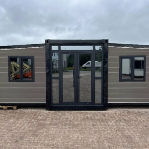 Conteneur Tiny House XXL / Chalet de luxe pliable - 40 pieds / 12 mètres-Neuf