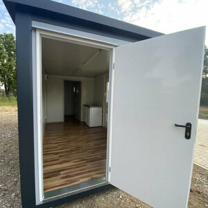 Container 6x2,40m + WC, douche et Cuisine-Neuf